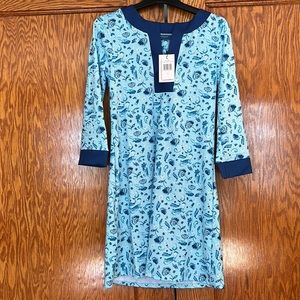 Cabana Life TJ Blue Paisley Tunic Dress size S